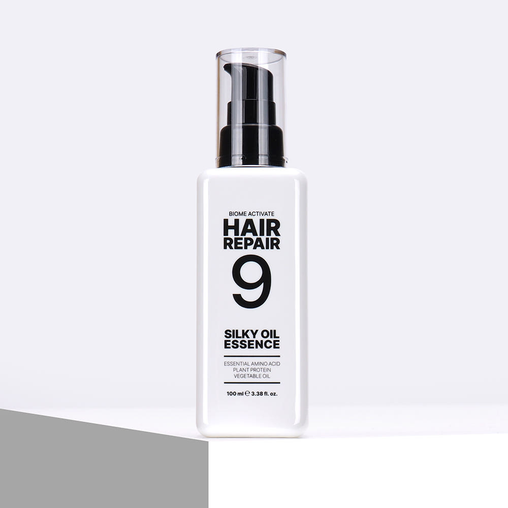 바이옴 액티베이트 [바액] 헤어리페어9 실키오일에센스 100ml 극손상모 단백질코팅 윤기코팅 엉킴방지 아미노산 아르간커넬오일