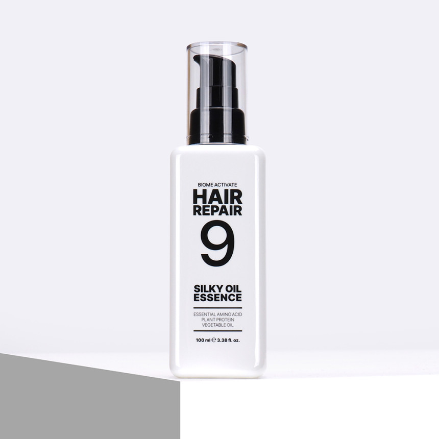 [바액 헤어리페어9 실키오일에센스 [100ml 극손상모 단백질코팅 윤기코팅 엉킴방지 아미노산 아르간커넬오일 사진 1