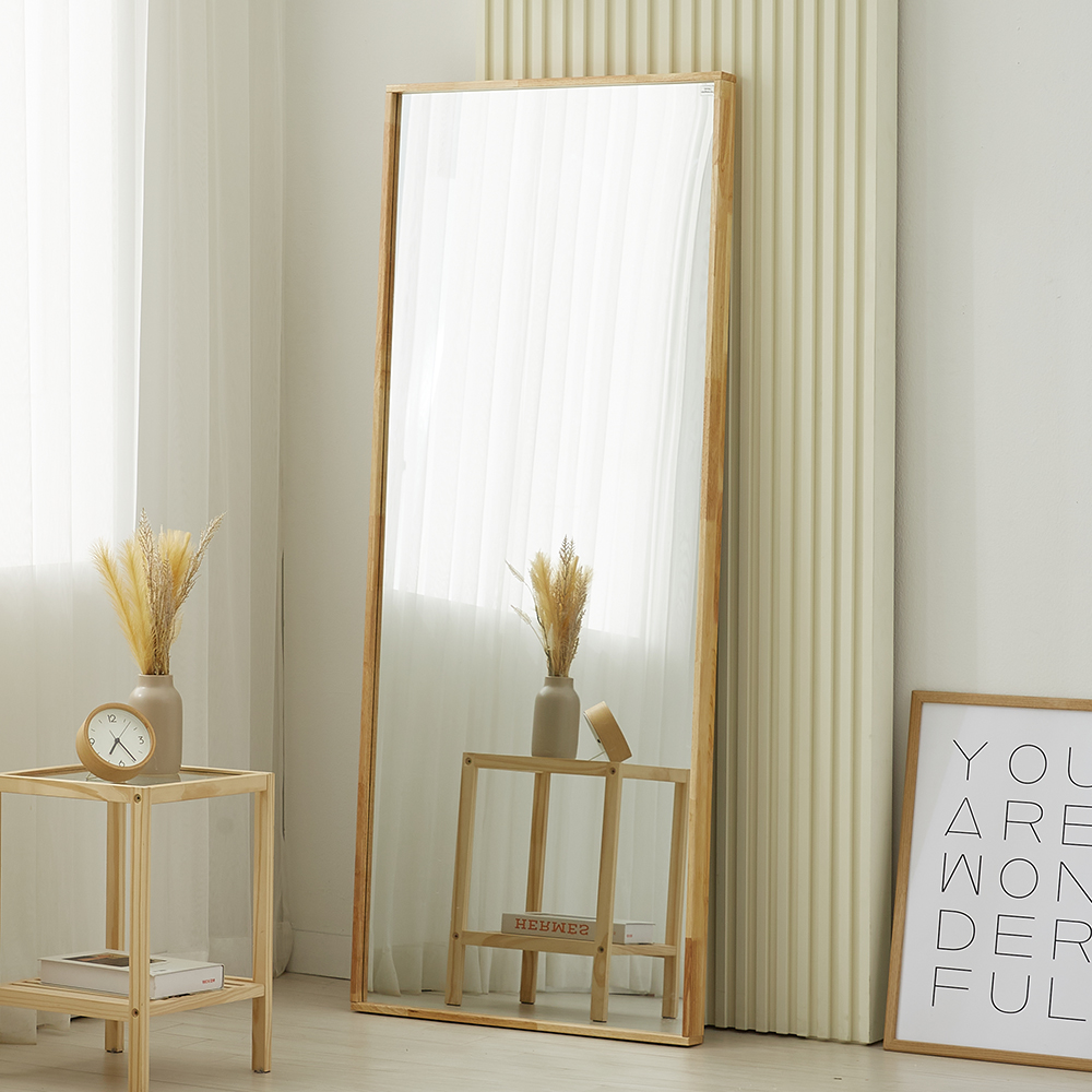 원목 대형 와이드 인테리어 전신거울 스탠드 벽걸이 700x1700