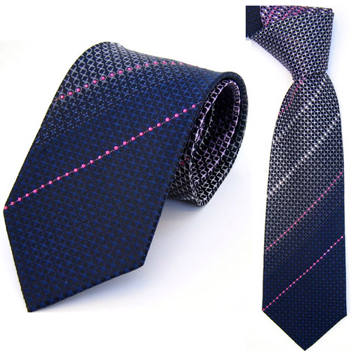 큐빅 실크 넥타이 선물용 최고급 수동 넥타이 디자인 56