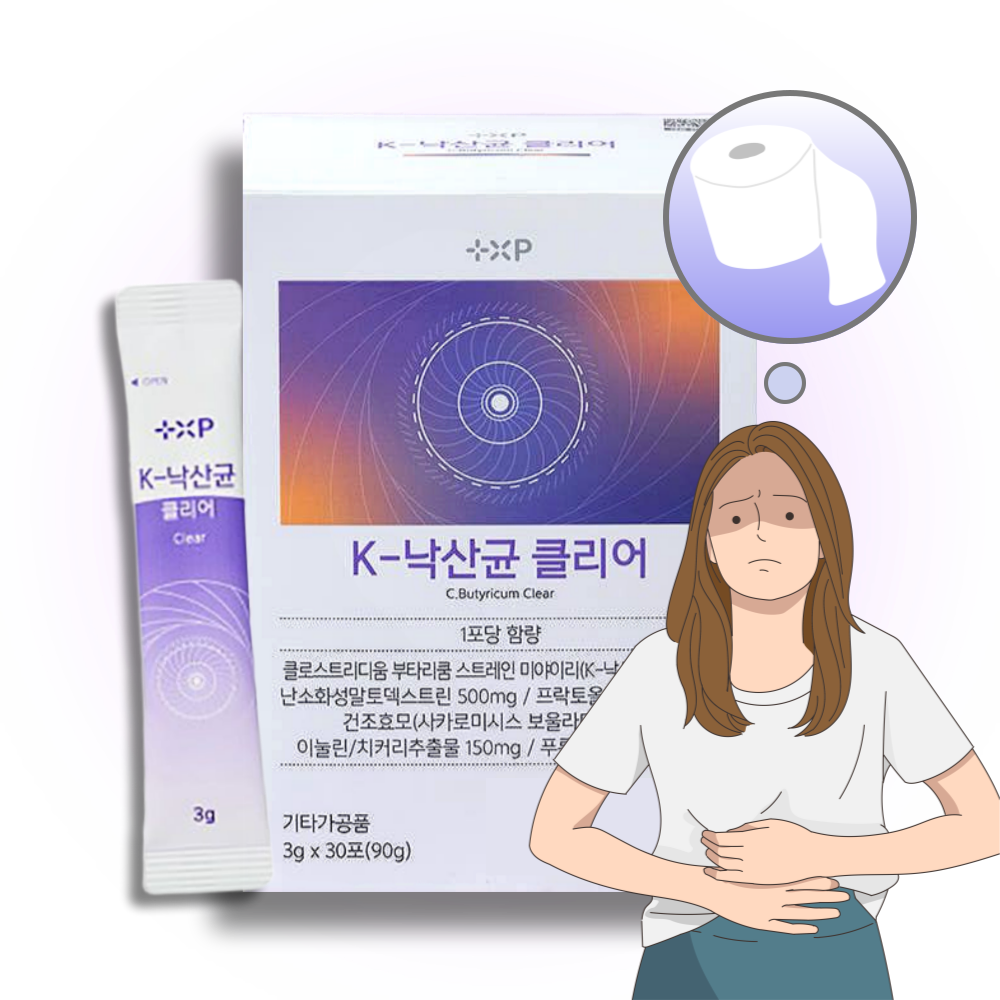 K-낙산균 클리어 식이섬유 프로바이오틱스 30포, 1개 - 상품 이미지