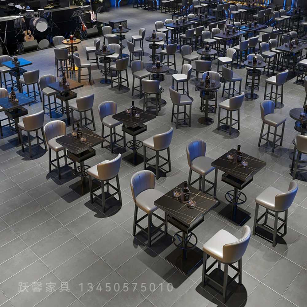 주방 철제바테이블 인테리어 상품 클럽 호텔 발코니 가게 A모델-60x60사각테이블 이미지 6