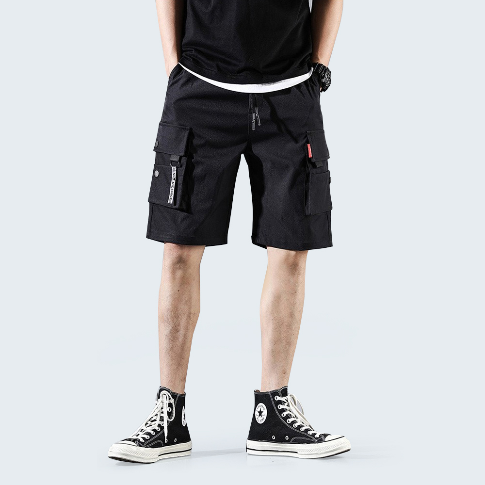유틸리티 멀티 포켓 팬츠 남자 바지 반바지 남자카고 편한 밀리터리 건빵 아웃도어 - 상품 이미지
