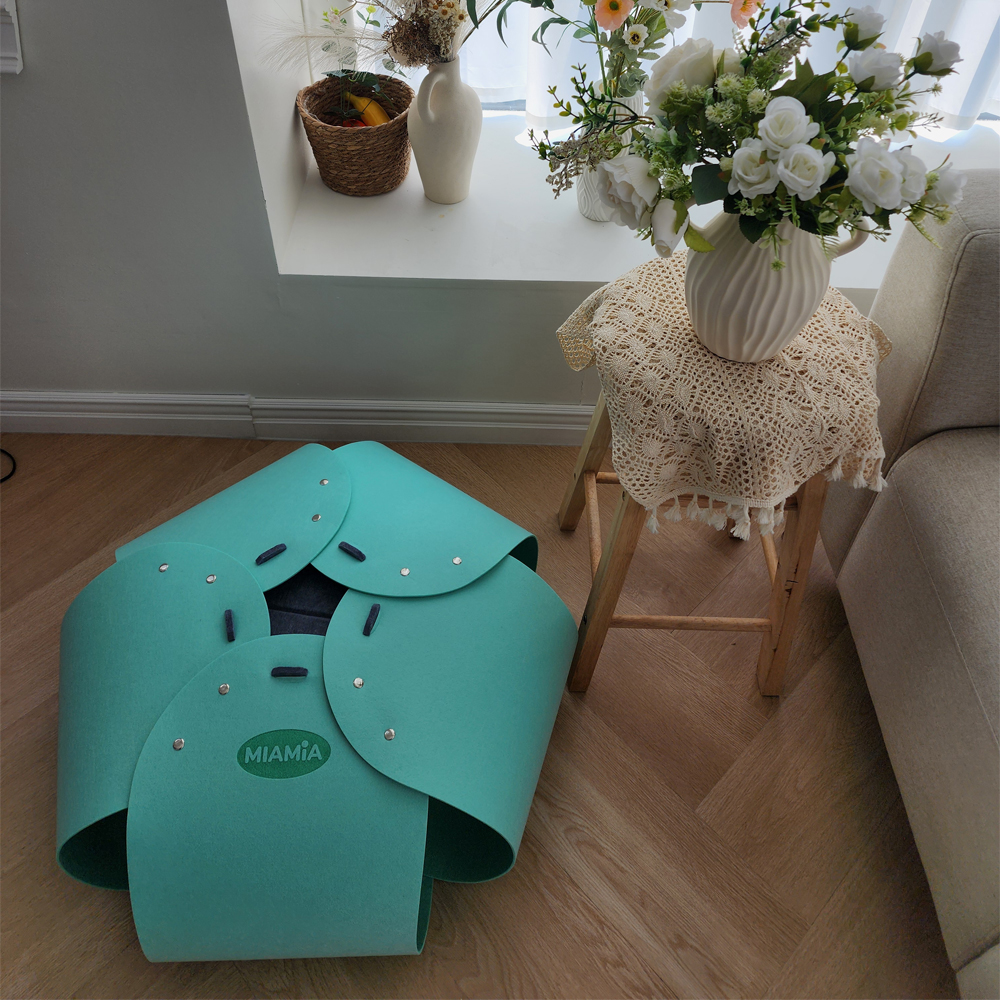 MIAMIA 플라워 고양이 숨숨 터널 집 캣 장난감 놀이터 미로