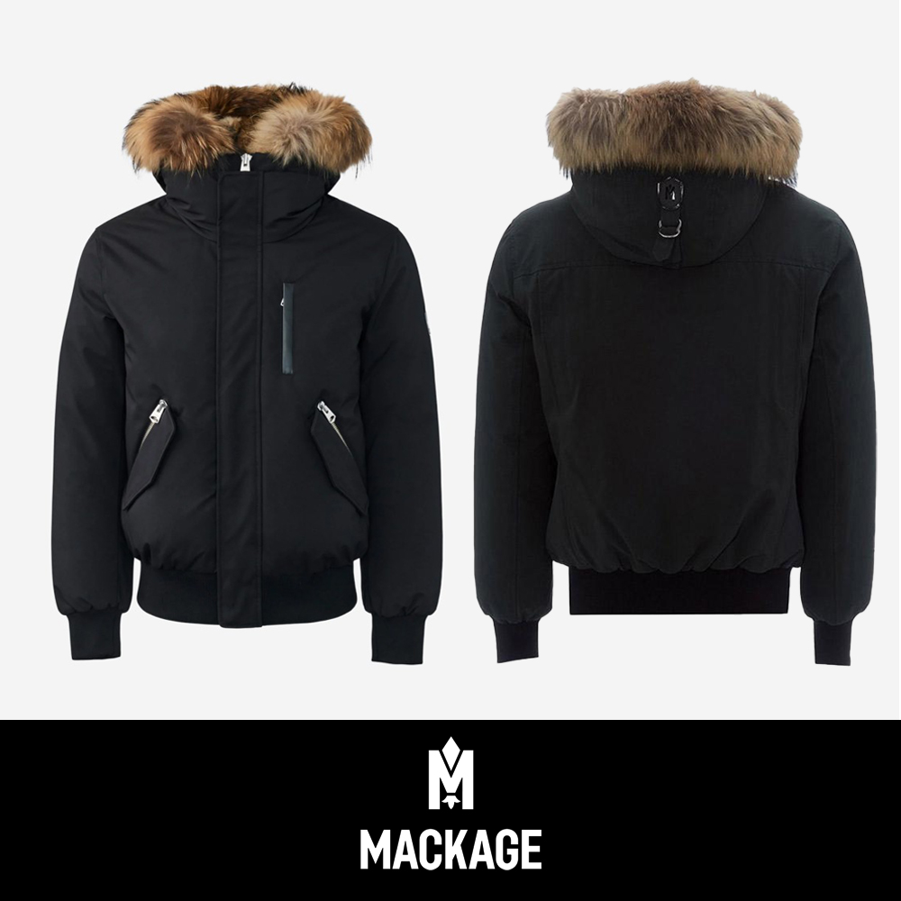 맥케이지 딕슨 패딩 블랙 실버 골드