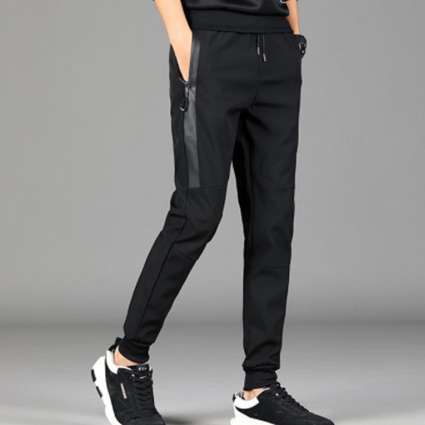 허리밴딩 팬츠 조거 캐주얼긴 바지 IS- TRP 03 아웃도어 레저 골프 면바지 - 상품 이미지