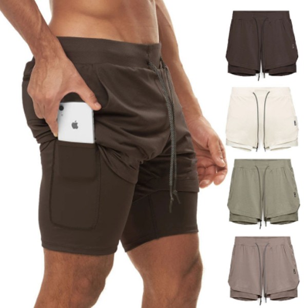 남성 4컬러 데일리 운동복 반바지 INSUM 104 아웃도어 레저 팬츠 밴딩 면바지 - 상품 이미지