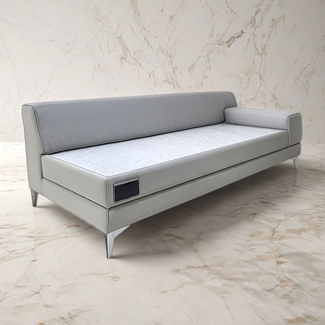 브리즈스톤 킹마담건강침대 스퀘어2000 3인용 돌쇼파 청맥반석