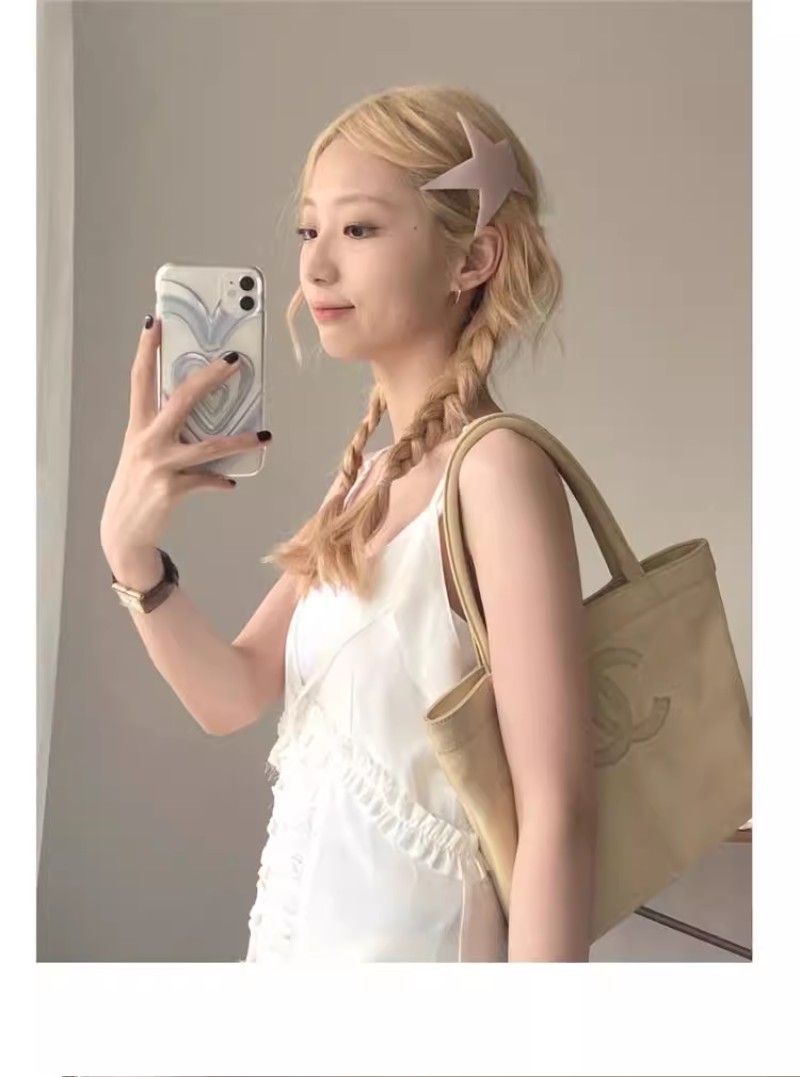 별 포인트 자동핀 반머리 헤어핀 - 상세 이미지 5