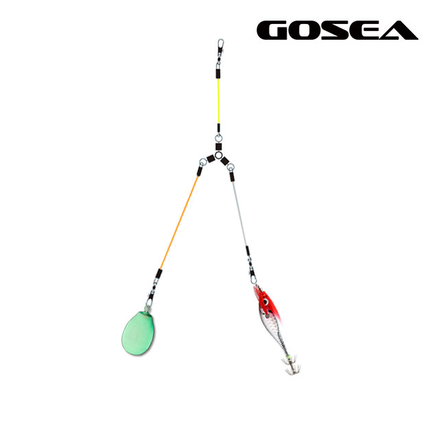 GOSEA 쭈꾸미 갑오징어 삼각 가지 채비 GSF-C5 쭈갑 회전 도래 3색 - 상세 이미지 5