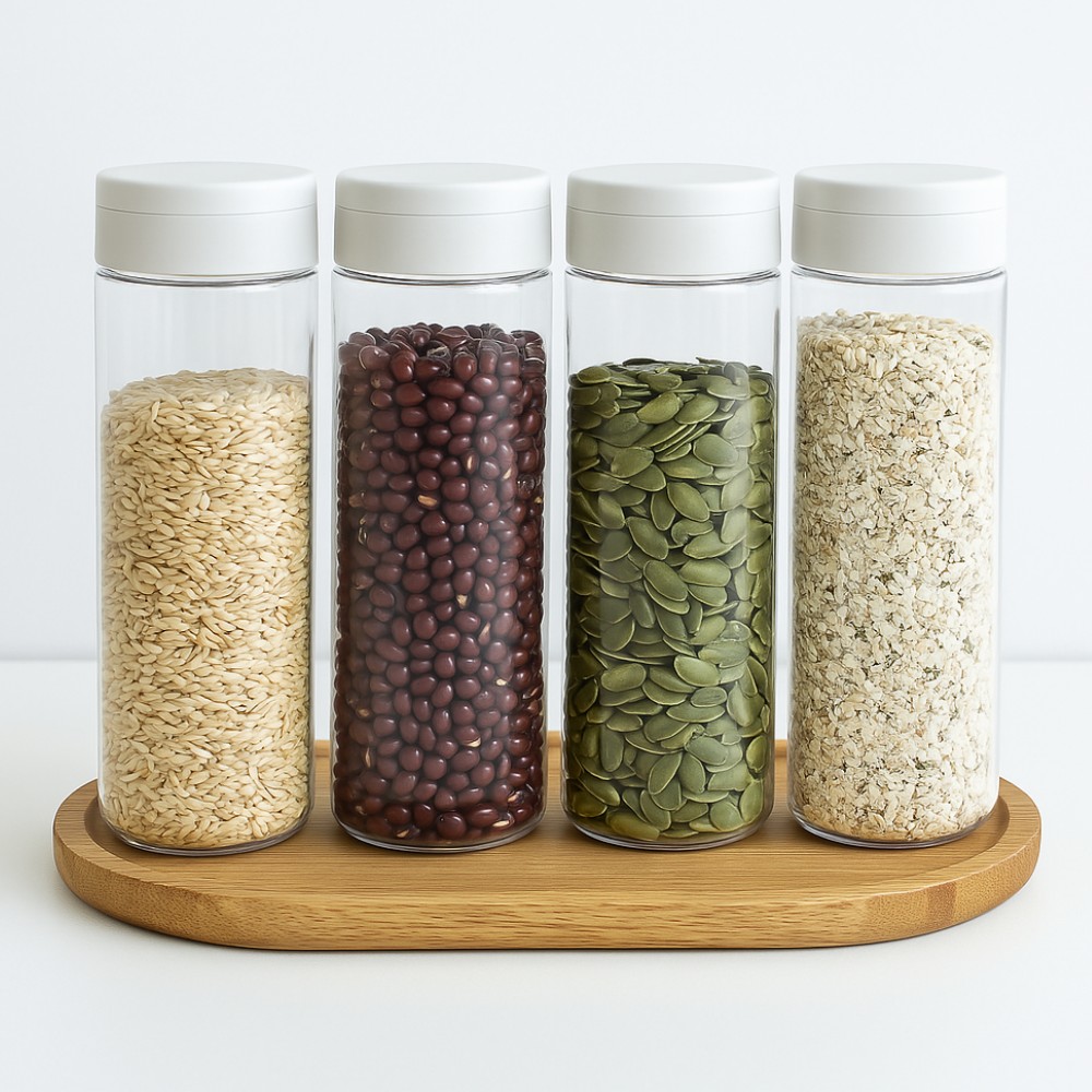 깨통 가루통 소금통 고춧가루통 후추통 3구 650ml