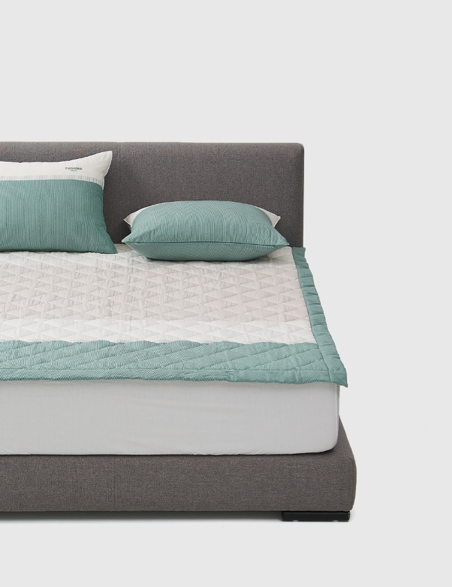 레노마 홈 윌슨모달 양면패드 텐셀모달100% 두가지 색상 그린, SS(슈퍼싱글)