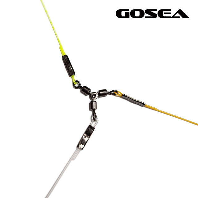 GOSEA 쭈꾸미 갑오징어 삼각 가지 채비 GSF-C5 쭈갑 회전 도래 3색 - 상세 이미지 2