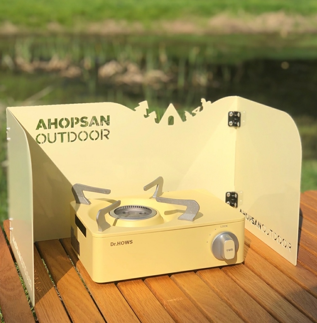 아홉산캠핑 캠핑버너 구이바다 바람막이 윈드스크린