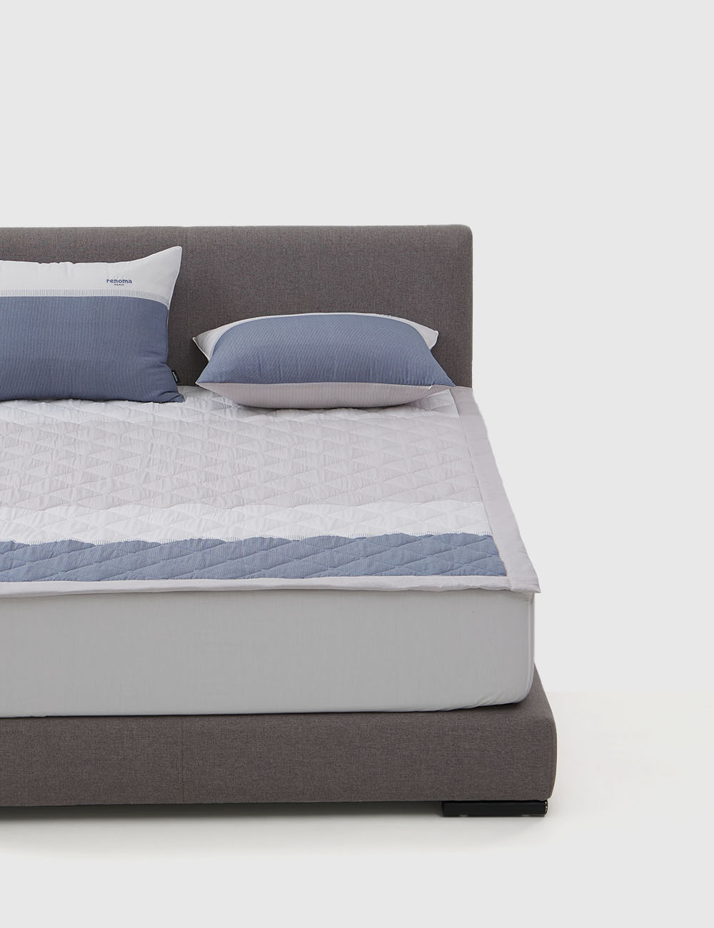 레노마 홈 윌슨모달 양면패드 텐셀모달100% 두가지 색상 블루그레이, SS(슈퍼싱글)