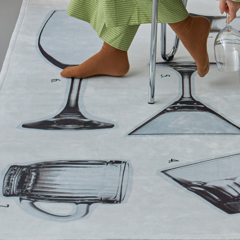 Objet Rug Glass, 100x150cm - 상세 이미지 5