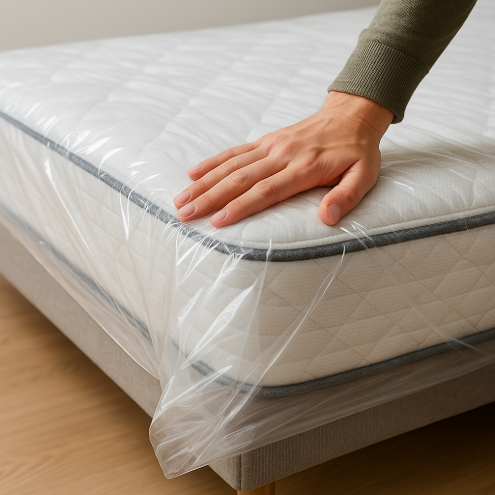 침대 매트리스비닐 포장지 슈퍼싱글 이사비닐 커버 실사용 후기 | 효과 있을까? - 대표 이미지