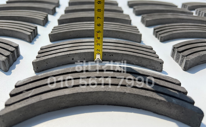 곡선와편 골지타일 U와편 / 하다건재 전통담장타일 와편타일