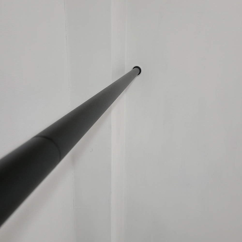 힘센압축봉 160-210cm 블랙 커튼봉 무타공 32MM 두꺼움