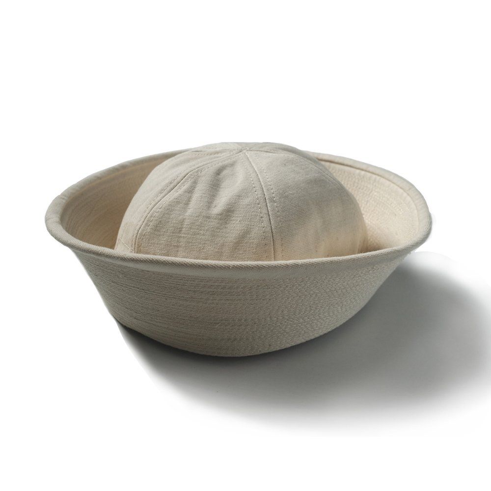 브론슨 USN 해군 빵모 낚시모자 모자 NAVY 수병 버킷햇 아이보리색 M (56-58cm) - 메인 이미지