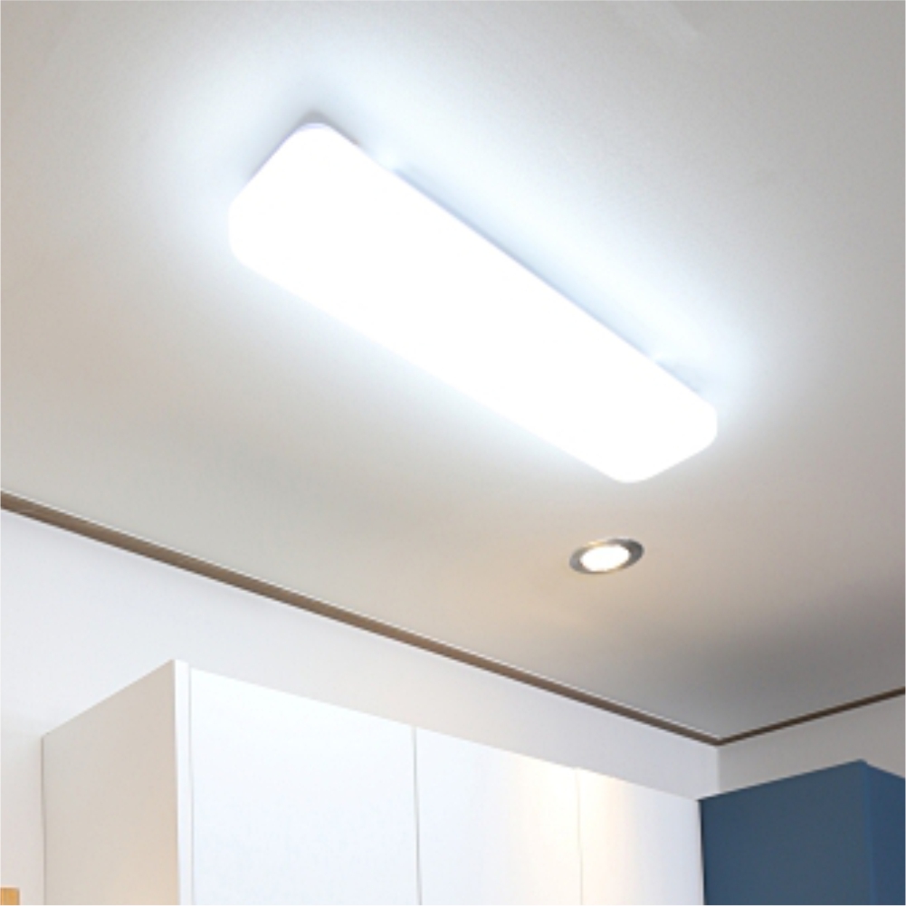 LED PREMIUM 주방등 1등 25W 주광색 플리커프리 전등 조명 메가맨 - 상품 이미지