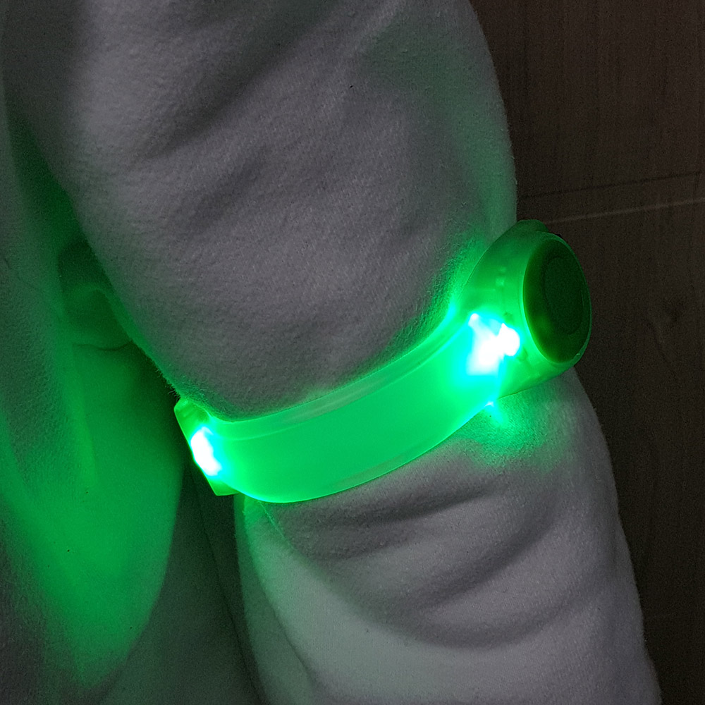 led 암밴드 야광 발광 밴드 야간 라이딩 자전거 조깅 - 상세 이미지 3