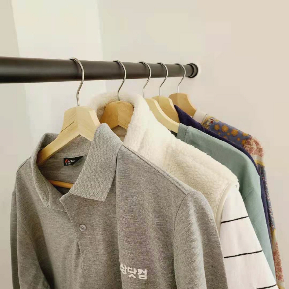 힘센압축봉 160-210cm 블랙 커튼봉 무타공 32MM 두꺼움