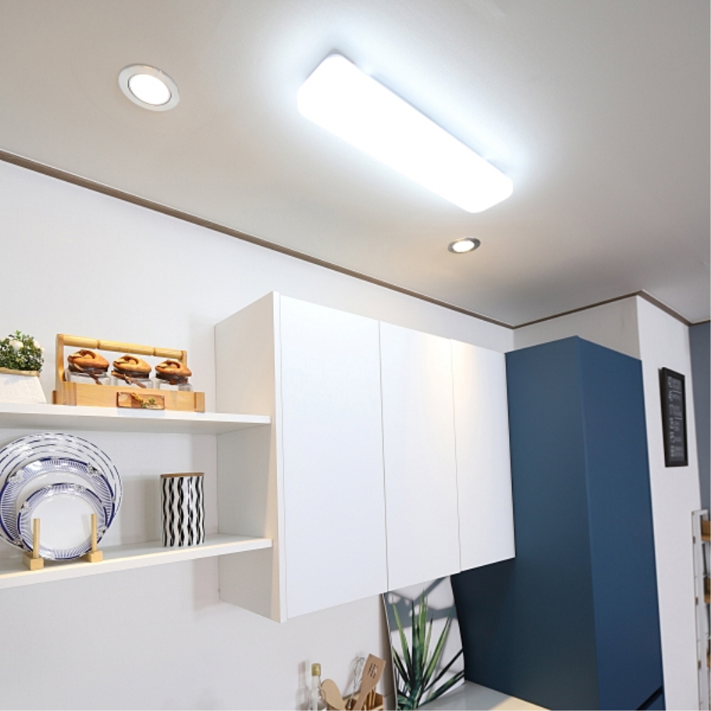 LED PREMIUM 주방등 1등 25W 주광색 플리커프리 전등 조명 메가맨 - 상세 이미지 5