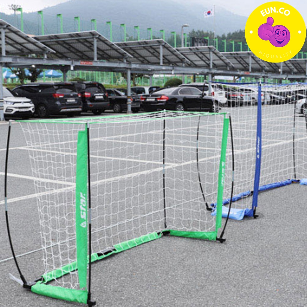 휴대용 축구 네트 골대 접이식 연습 풋살 훈련 리바운더