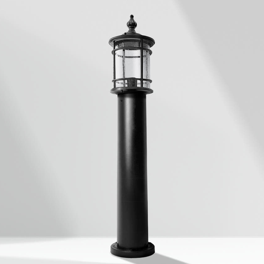 전기 원형 문주등 볼라드등 LED 정원등 가로등 야외 조명 잔디등 전구 전등 기둥 60cm - 메인 이미지
