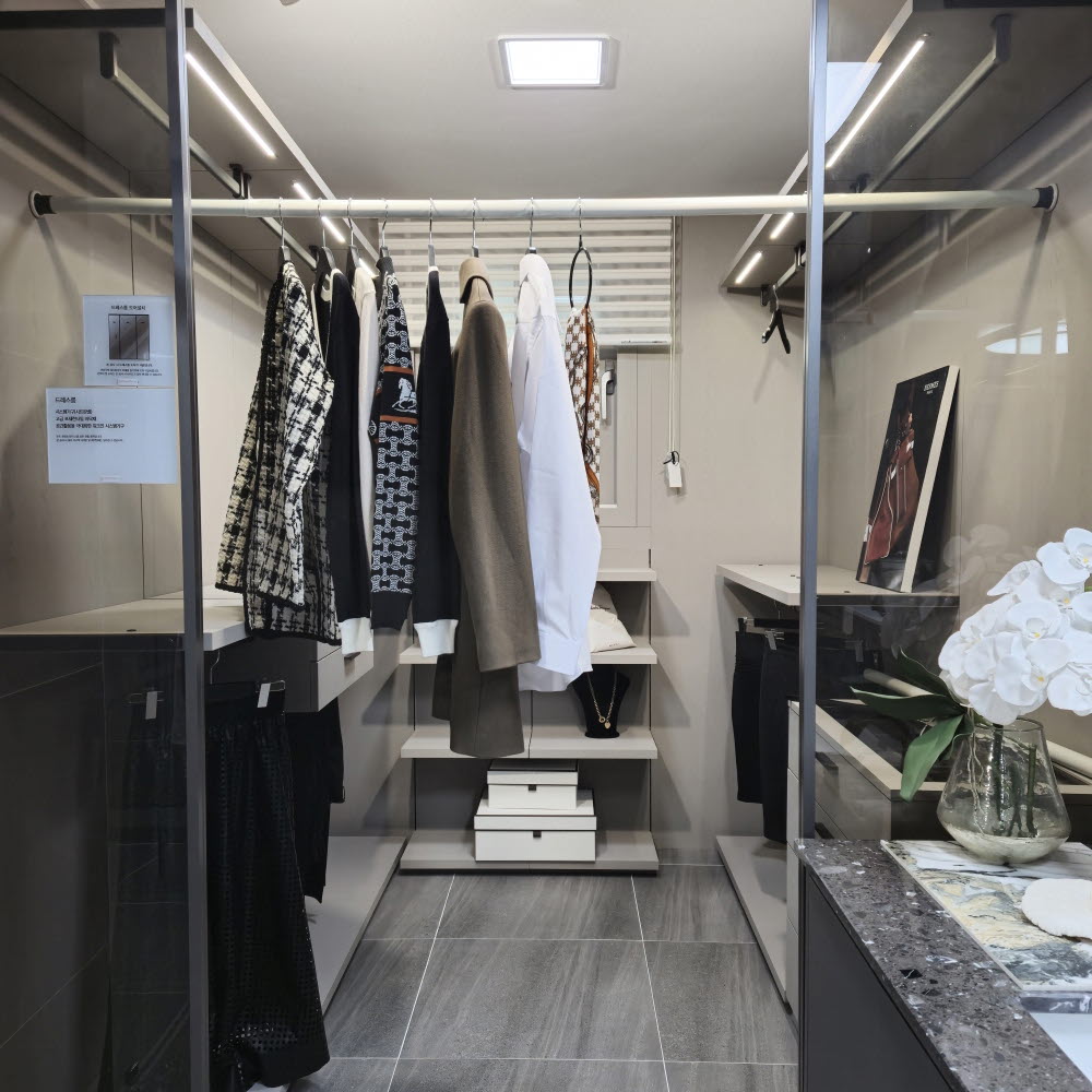 힘센압축봉 310-360cm 화이트 커튼봉 무타공 32MM 두꺼움