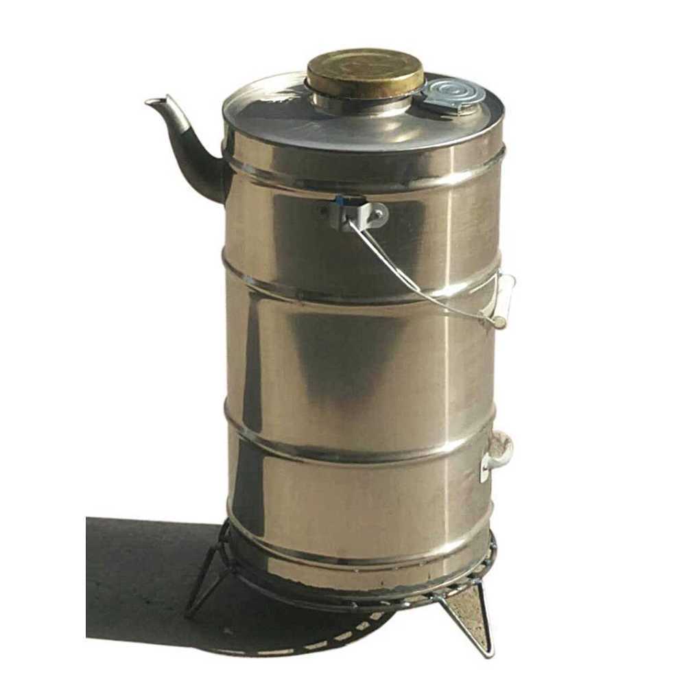 스테인리스 소각통 종이 태우기 연통 야외 캠핑 화목난로 6.5베이스없음+3종세트3.5L : 하동storee