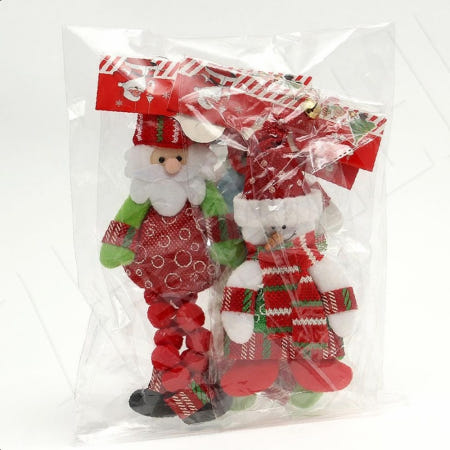 파샐리 크리스마스장식소품 트리 산타 루돌프 3p 랜덤세트