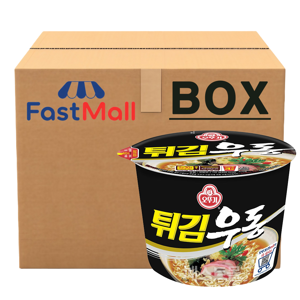 오뚜기 튀김우동 컵라면 110g, 12개 : 패스트몰 스토어