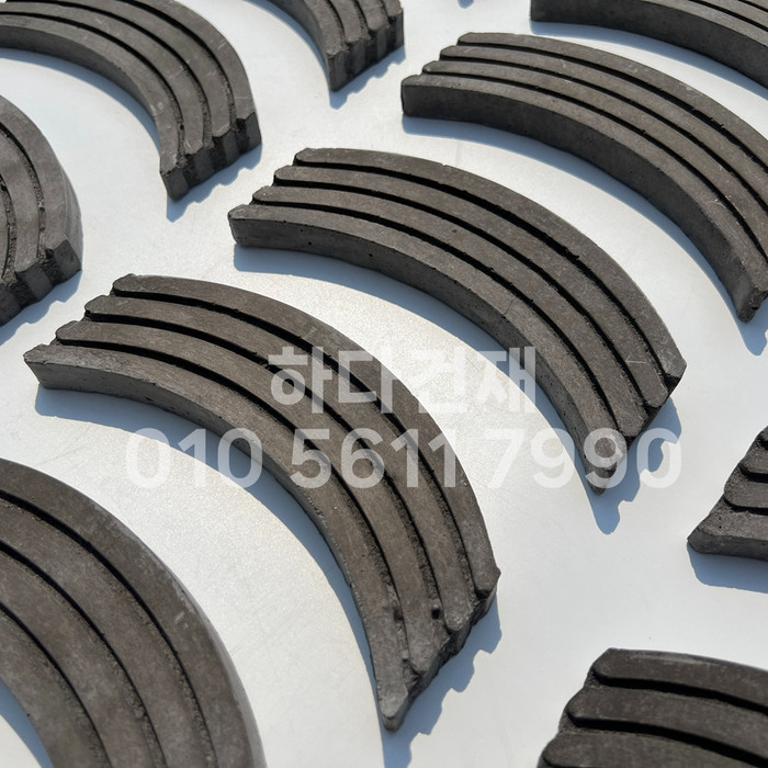 곡선와편 골지타일 / 하다건재 전통담장타일 와편타일