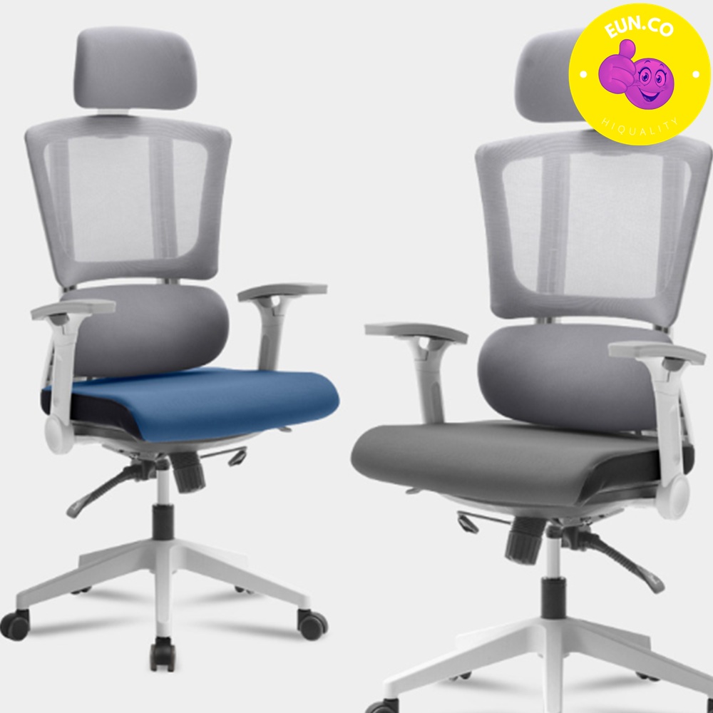 허리편한 책상의자 컴퓨터 게이밍 사무실 회의 등받이 체어 - 메인 이미지