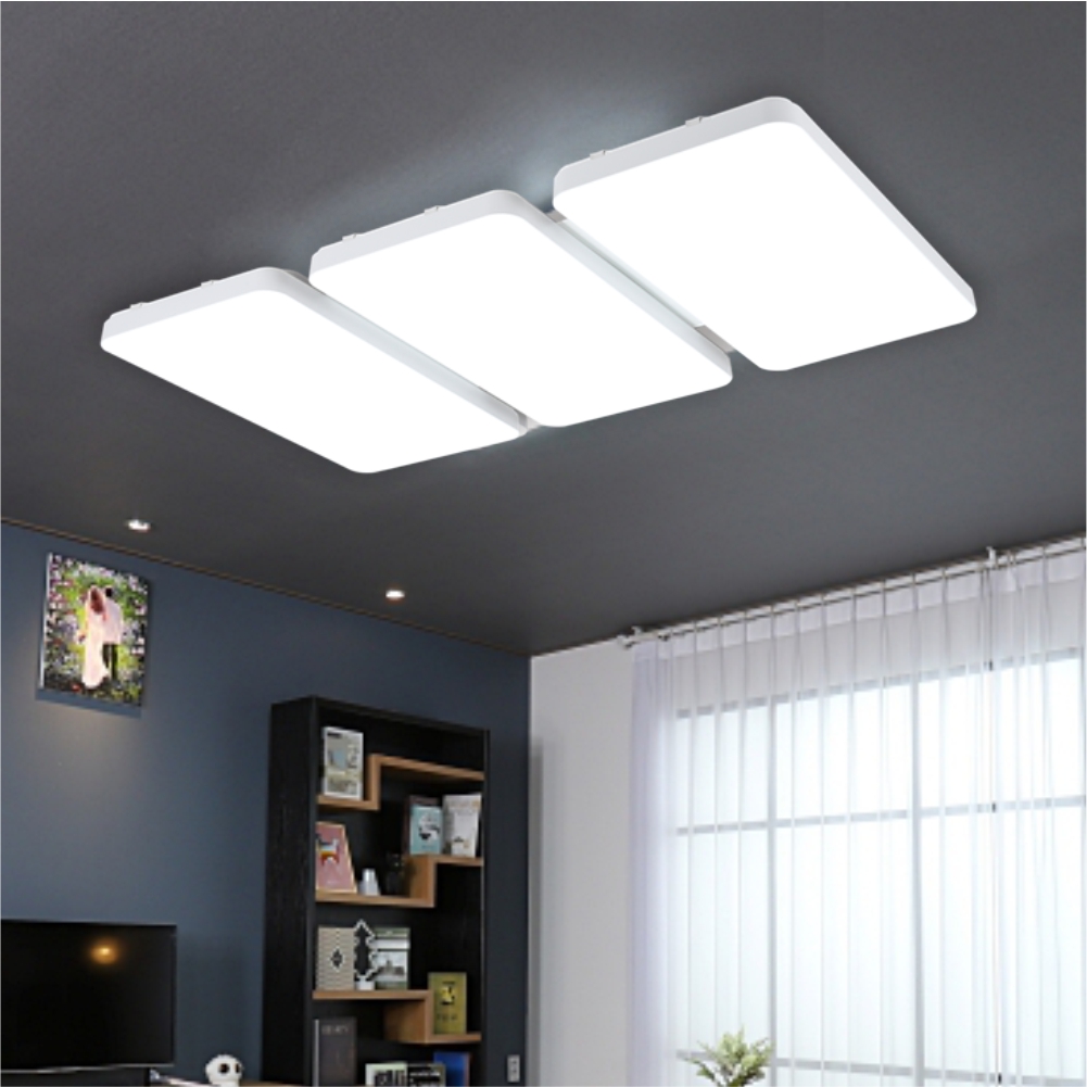 LED PREMIUM M2 시스템 거실등 6등 180W 플리커프리 전등 조명 메가맨 - 상품 이미지