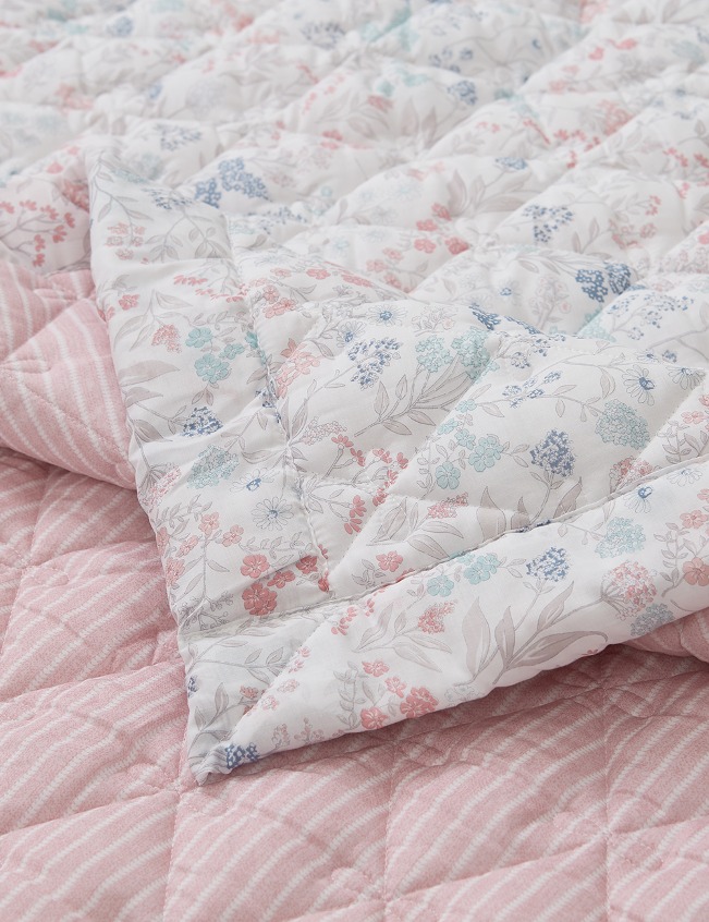 레노마 홈 스탈리 모달 양면패드 텐셀모달100% 두가지 색상 핑크, SS(슈퍼싱글)