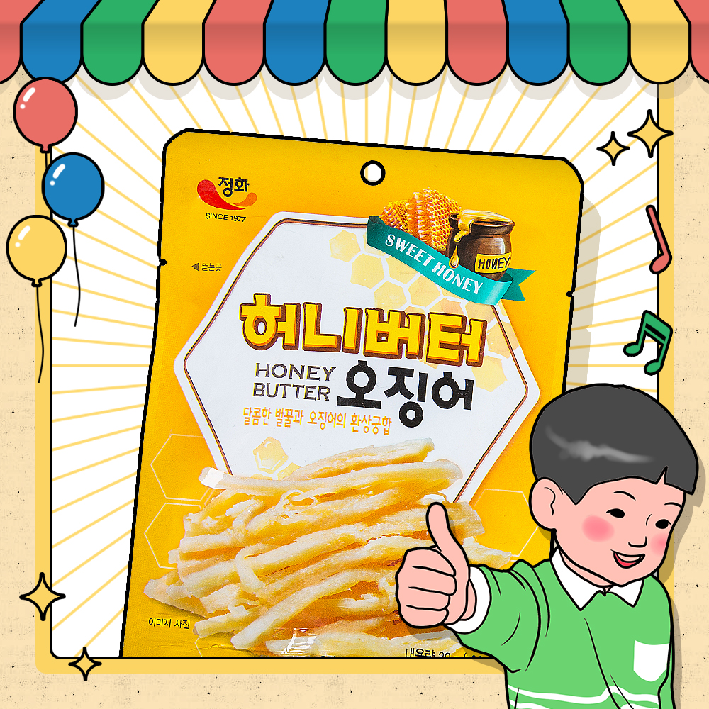 정화식품 정화식품 허니버터 오징어 30g 1입 - 상세 이미지 4