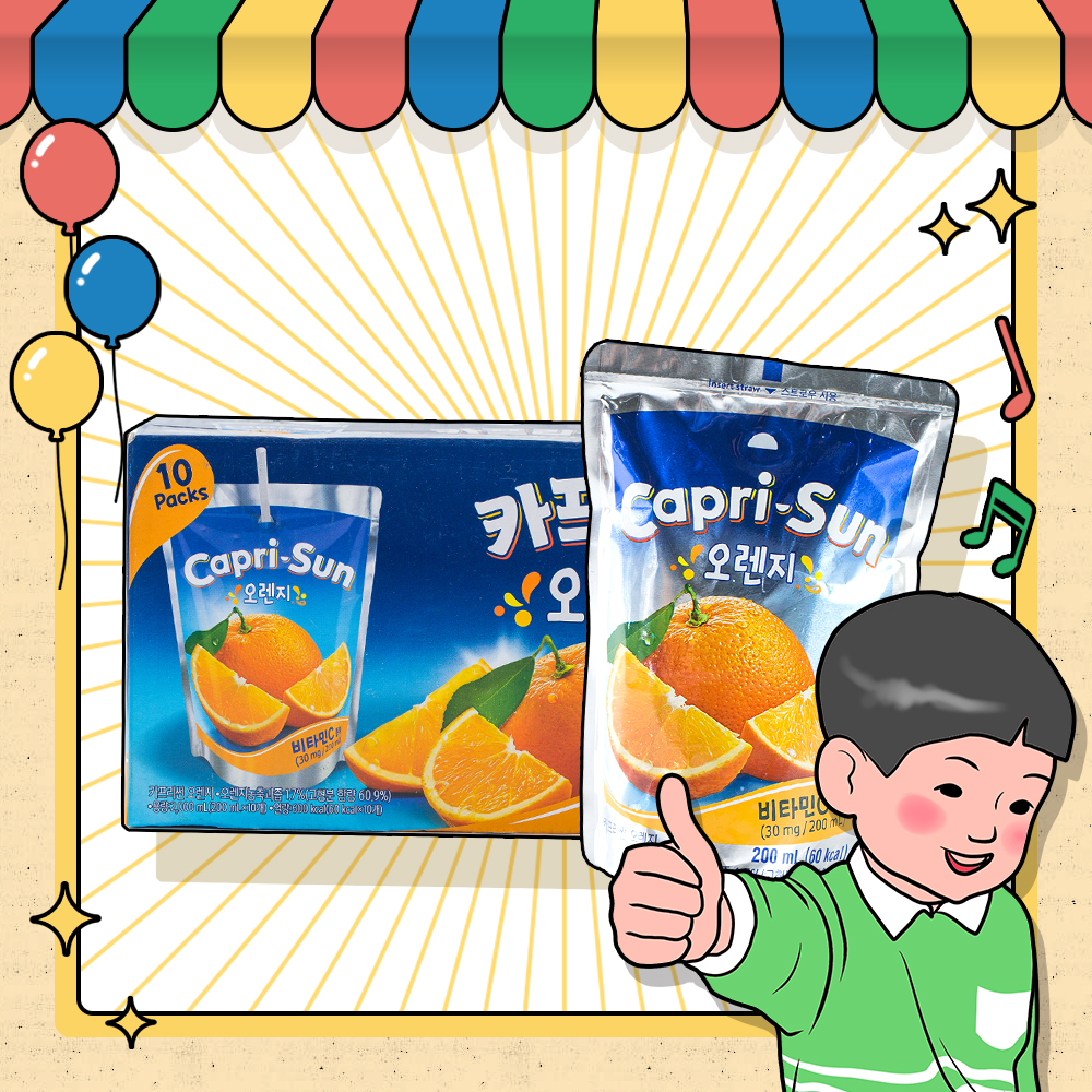 농심 카프리썬 오렌지 200ml 10입 - 상세 이미지 4