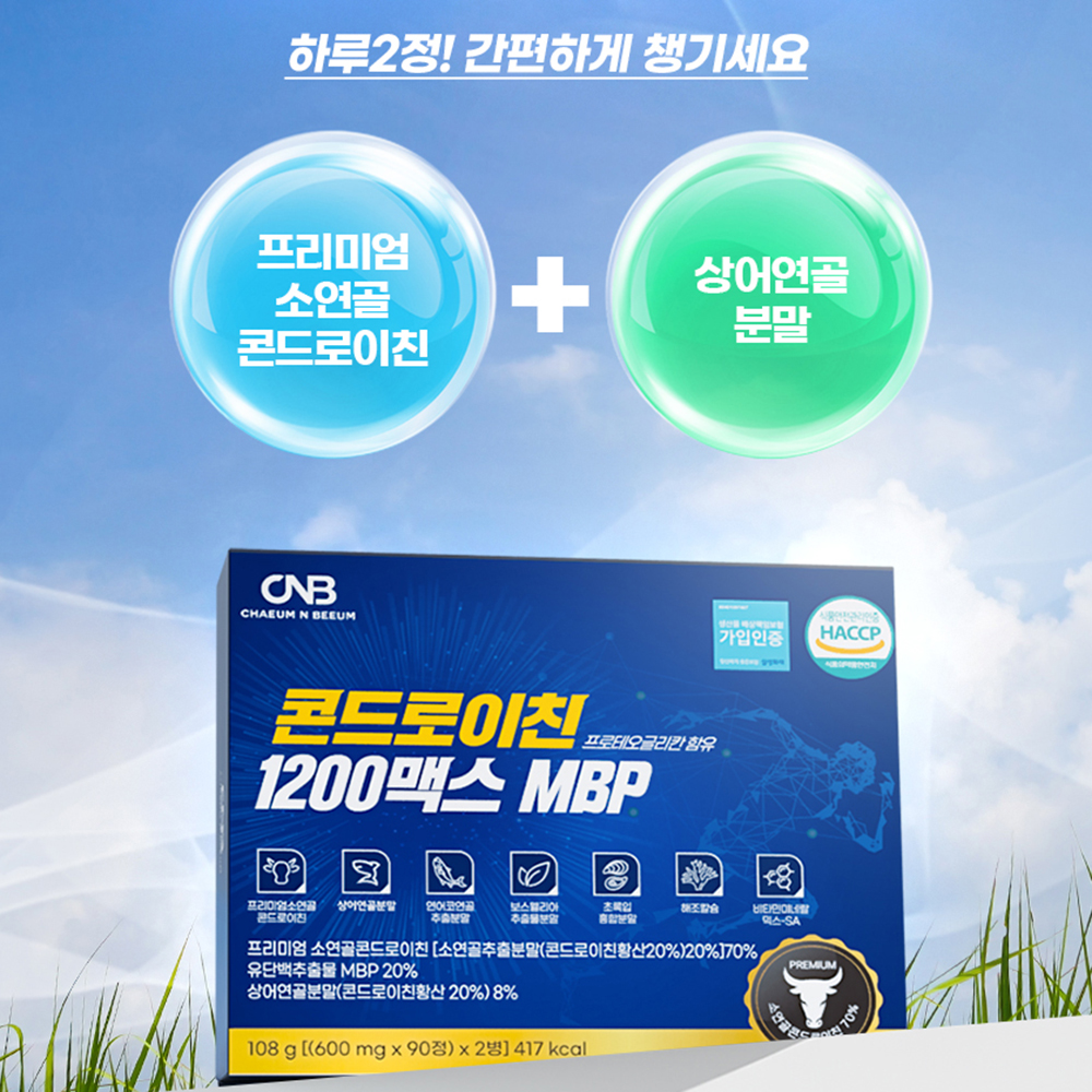 소연골 콘드로이친 1200 맥스 MBP 유단백질 저분자 상어연골 프로테오글리칸 뮤코다당백 - 상세 이미지 2