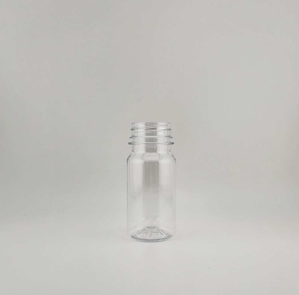 [보틀스] 100미리 미니 원형 페트병 38파이 100ml 플라스틱병 요거트 주스 공병 - 상세 이미지 3