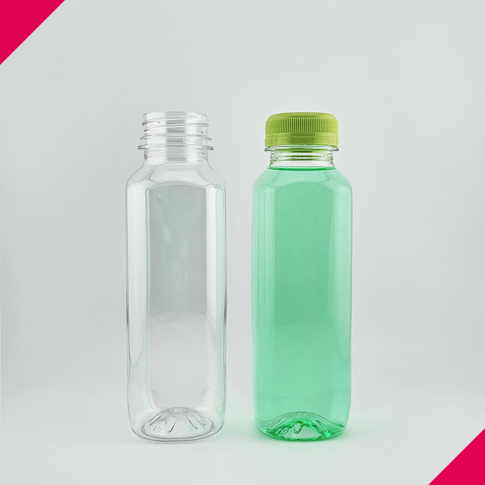 110개 350미리 350ml 물병 주스병 사각 페트공병 보틀 - 메인 이미지
