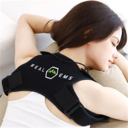 [리얼ems] 저주파 트레이닝 다이어트 숄더 (본체 + 어깨패드 + 케이블)