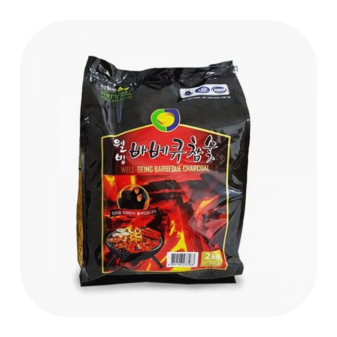 가정 바베큐 참숯 2kg 캠핑 : 서림마캣