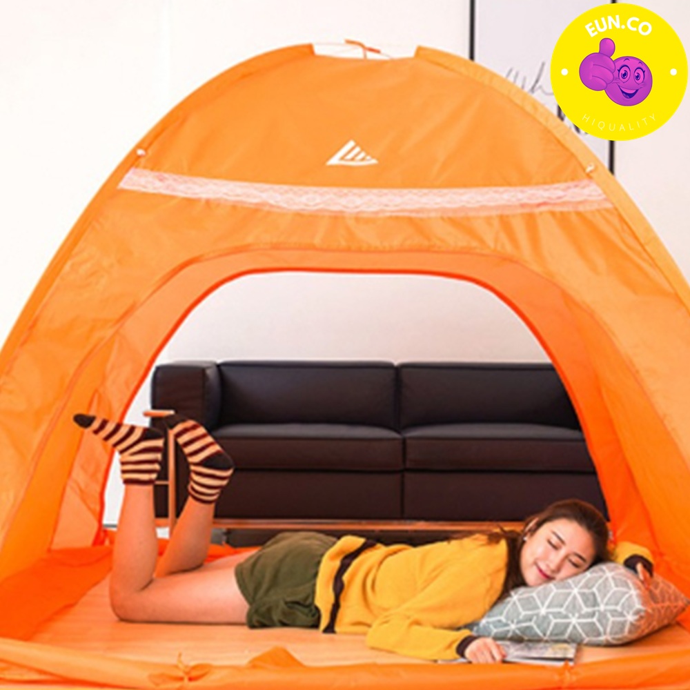 패밀리 원터치 난방텐트 4인용 외풍 우풍차단 수면텐트