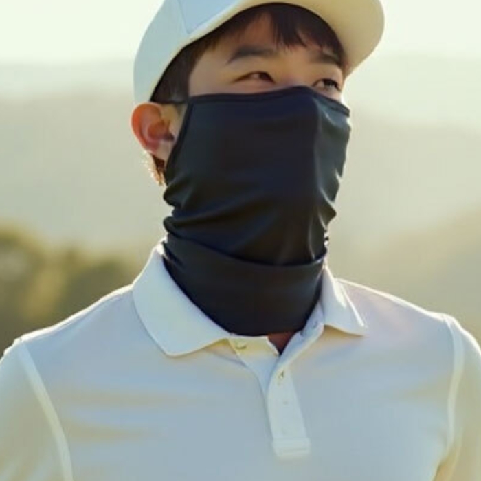 귀걸이형 메쉬스카프 얼굴마스크 - 상품 이미지
