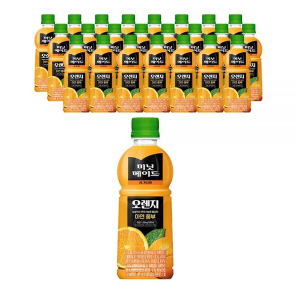 미닛메이드 시그니처 오렌지, 350ml, 24개 : 마르셀 종합 스토어