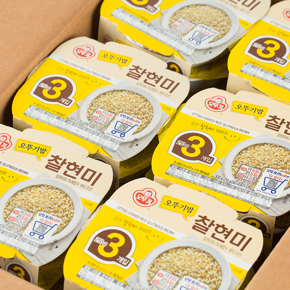 오뚜기 맛있는 오뚜기밥 찰현미 210g 1입 - 상세 이미지 3