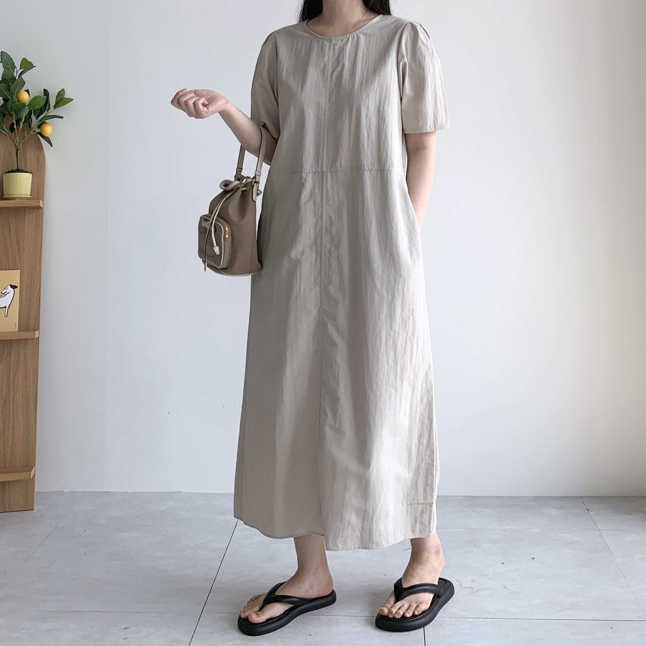 바스락원피스 프라다원단원피스 나일론원피스 이미지 8